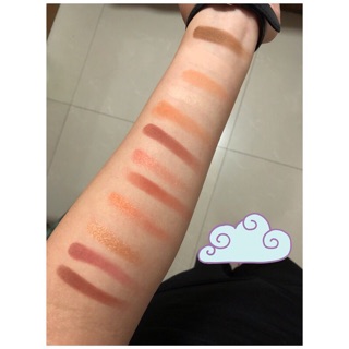 (Ảnh thật) Bảng phấn mắt tone cam đất Dupe Julydoll