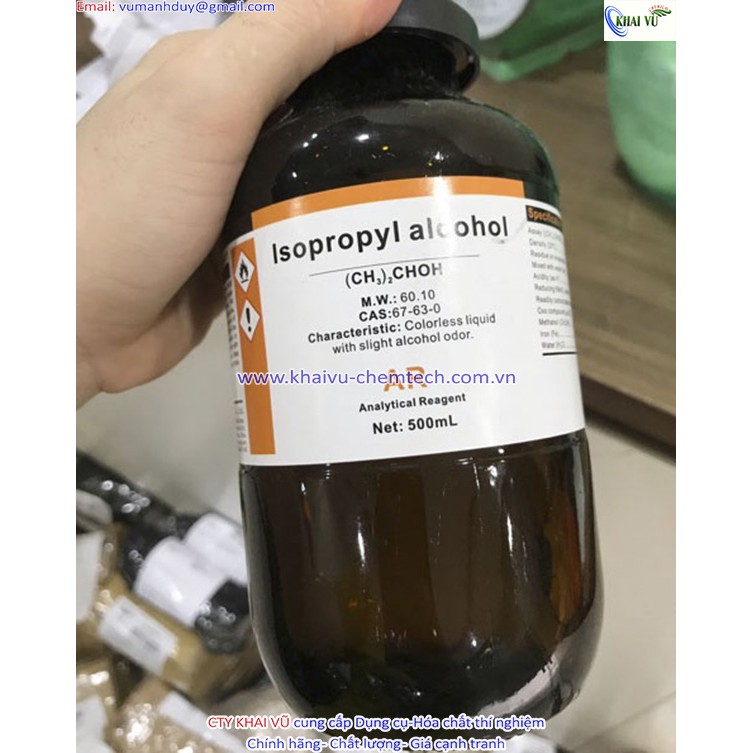 CHẤT ISOPROPYL ALCOHOL IPA 2-PROPANOL 99.7% C3H8O CHAI 500ML XILONG CAS 67-63-0