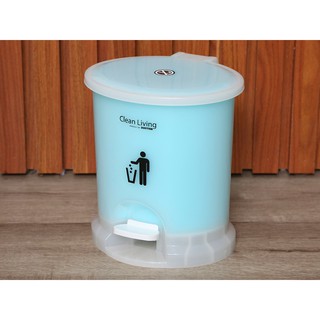 1/9 Thùng rác đạp nhựa nhỏ Duy Tân 21.5x19.5cm (giao màu ngẫu nhiên)