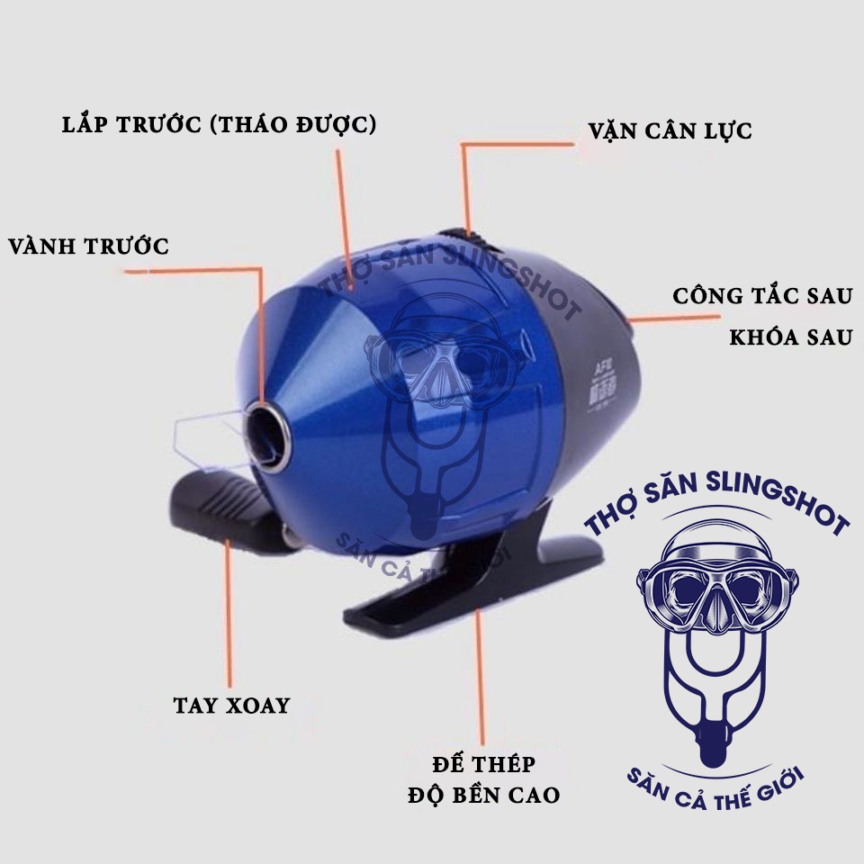BL10S Máy thu cước cho ná câu cá, phụ kiện câu cá, máy câu cá - Dòng Tiêu Chuẩn Cho AE Chơi Thoải Mái Nhất