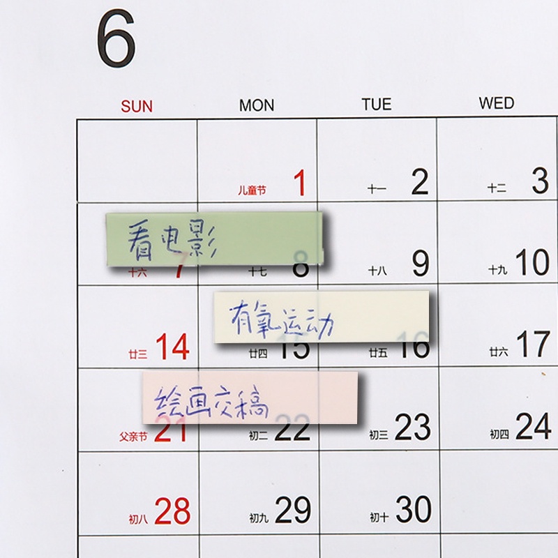 200 Miếng Dán Ghi Chú Trong Suốt Dùng Lên Kế Hoạch