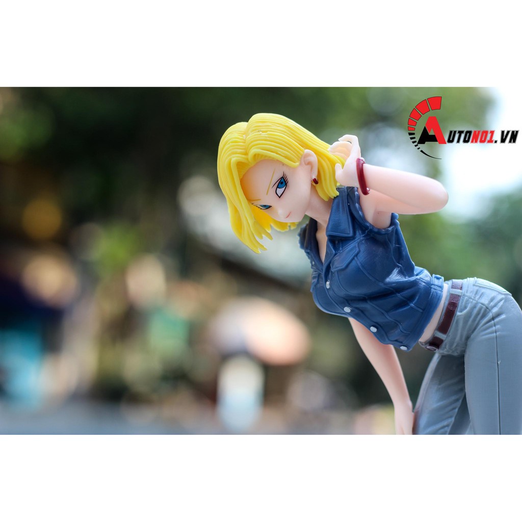 MÔ HÌNH NHÂN VẬT DRANGON BALL POC ANDROID  18 23CM