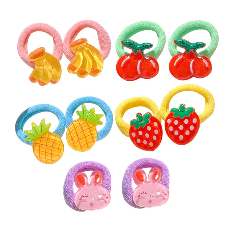 Dây Cột Tóc Hoạt Hình Dễ Thương Cho Bé Gái