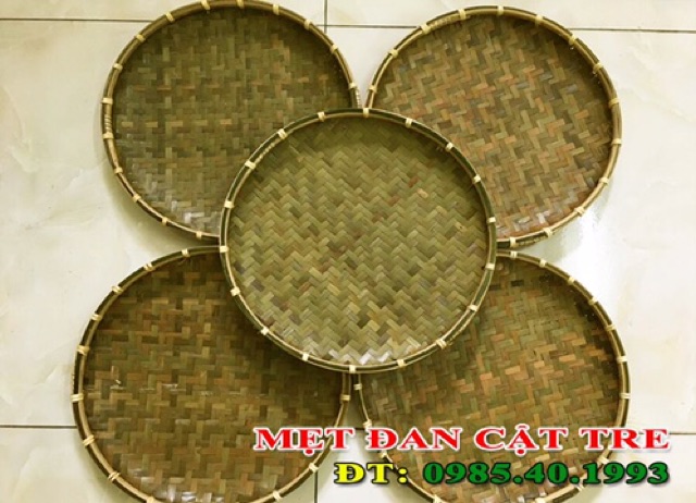 Mẹt tre nan cật viền mây