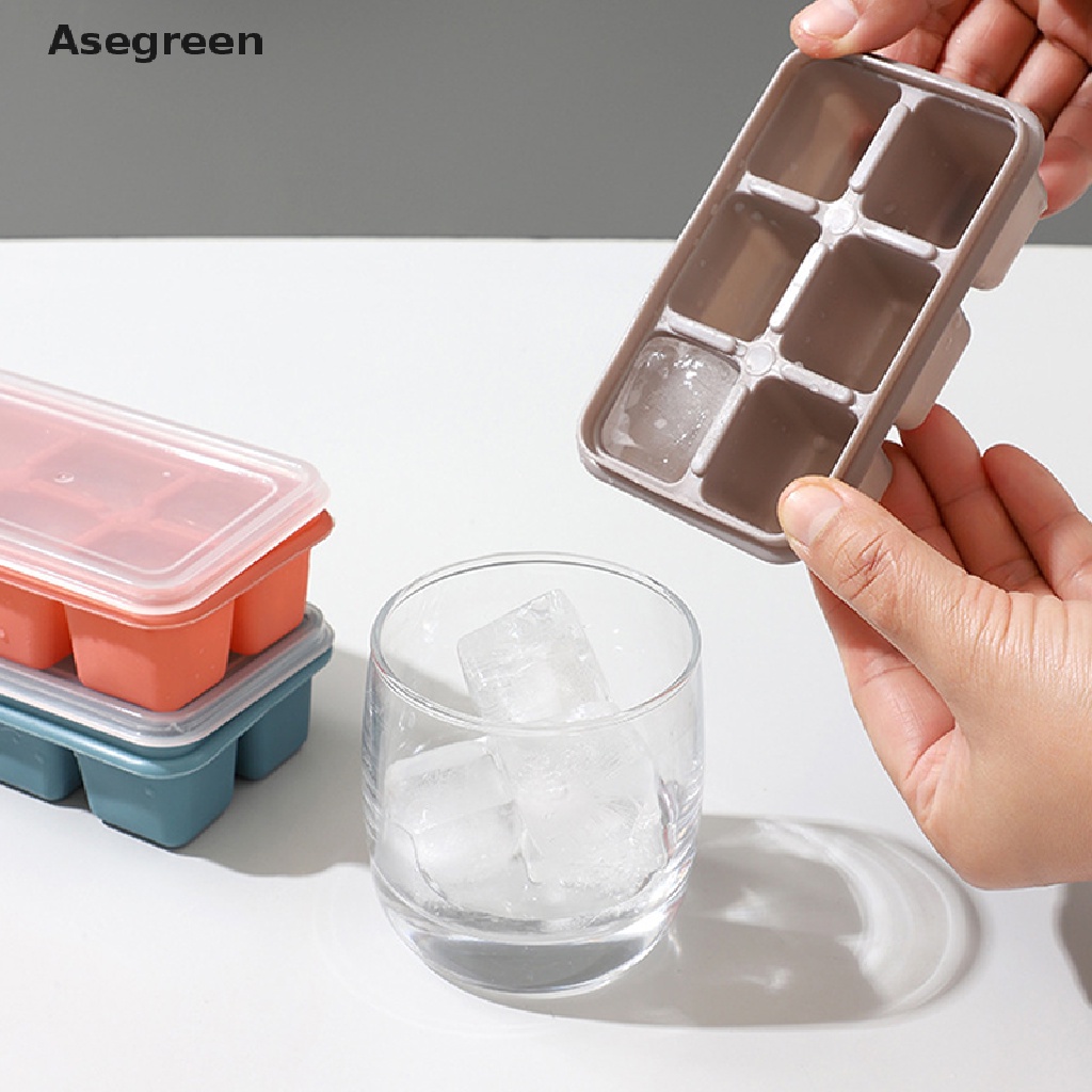 Khuôn silicone làm đá viên có nắp đậy tiện dụng màu sắc lựa chọn
