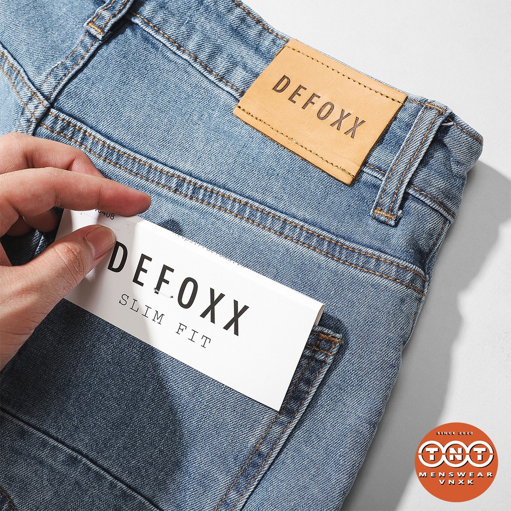 [ HÀNG ĐỘC QUYỀN DEFOXX ] Quần jean nam xanh đậm, vải cao cấp, không xù lông, không bai nhão và ra màu,  form slim fit. | BigBuy360 - bigbuy360.vn