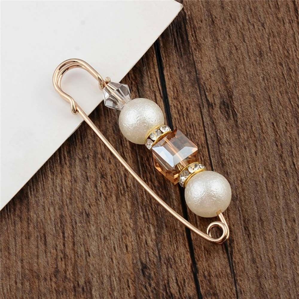 Ghim cài áo đính ngọc trai nhiều màu thời trang lãng mạn cho nữ