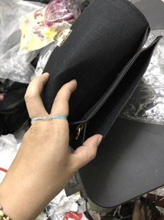 Túi da mềm vân cá sấu