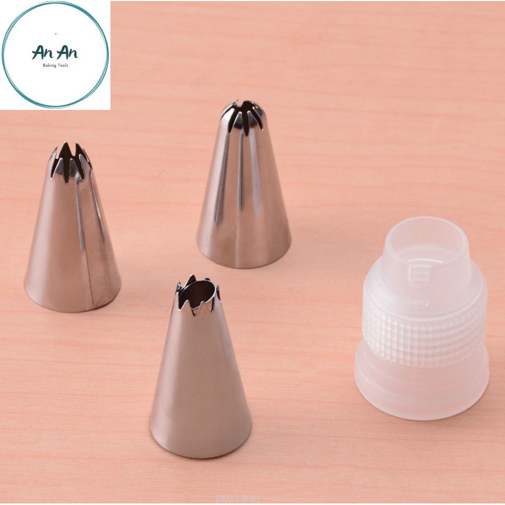 Đui bắt kem tạo hình bánh bông lan, bánh gato