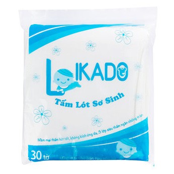 Tấm lót phân su sơ sinh Likado (30 tờ)