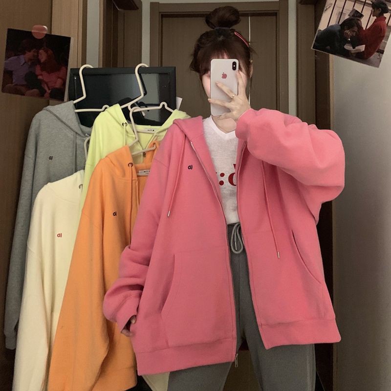 (order) áo khoác Ulzzang QC dáng rộng nhiều màu  cực xinh kèm hình thật