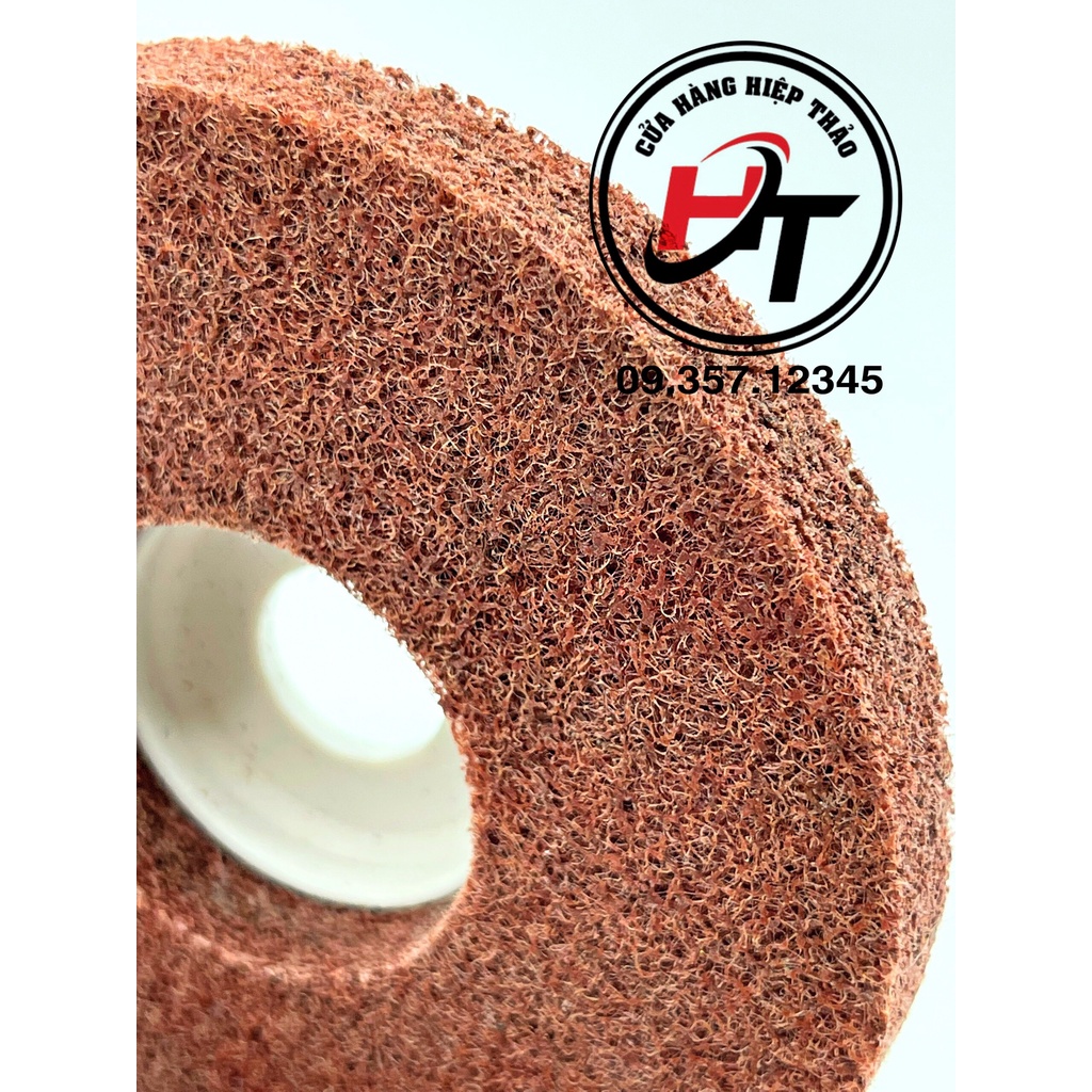 Nỉ đánh bóng inox xám đỏ bánh nỉ cá xấu loại tốt NX-ND