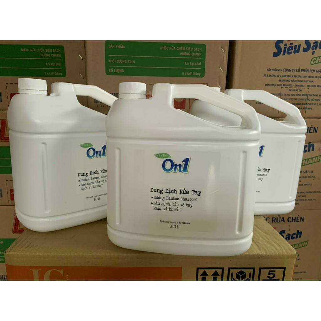 [Hàng Chính Hãng - FREESHIP]  Dung Dịch Rửa Tay On1 - Hương Fresh Sakura 5lít - Siêu rẻ - Siêu tiết kiệm