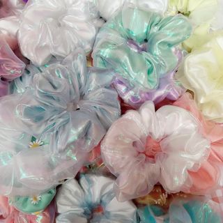 Combo 30 cột tóc scrunchies