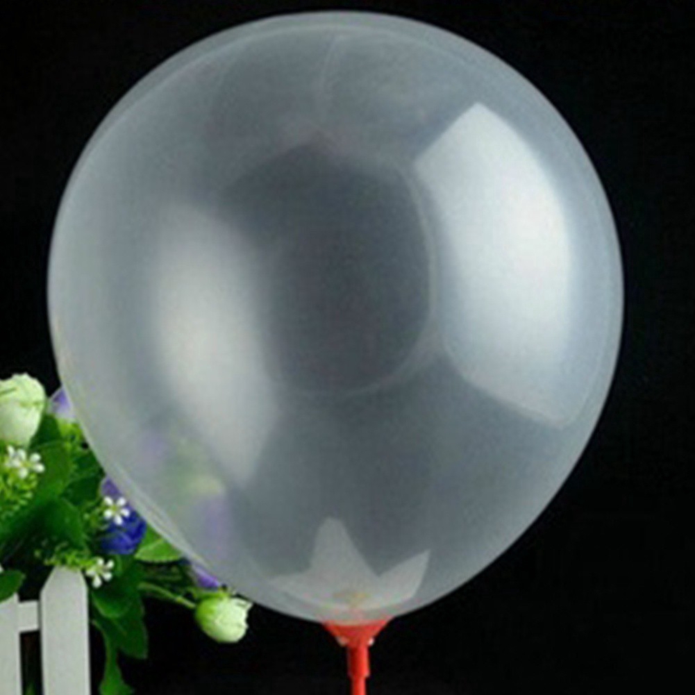 Set 20 / 50 / 100 bong bóng Latex trong suốt 12 inches trang trí tiệc