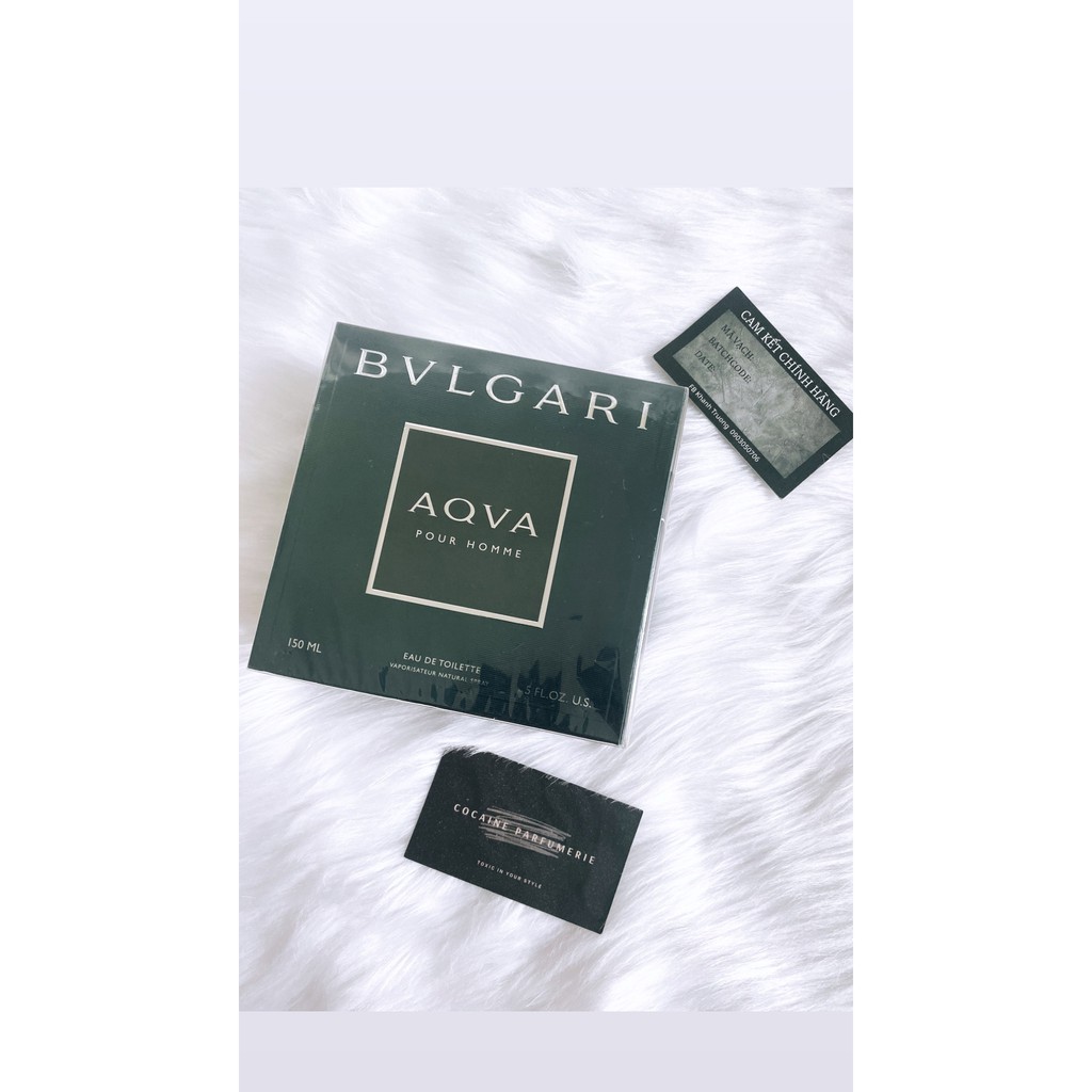 [Nhập Khẩu Chính Ngạch] Nước Hoa Nam Chính Hãng BVLGARI Aqva Pour Homme 30ml, 50ml, 100ml, 150ml