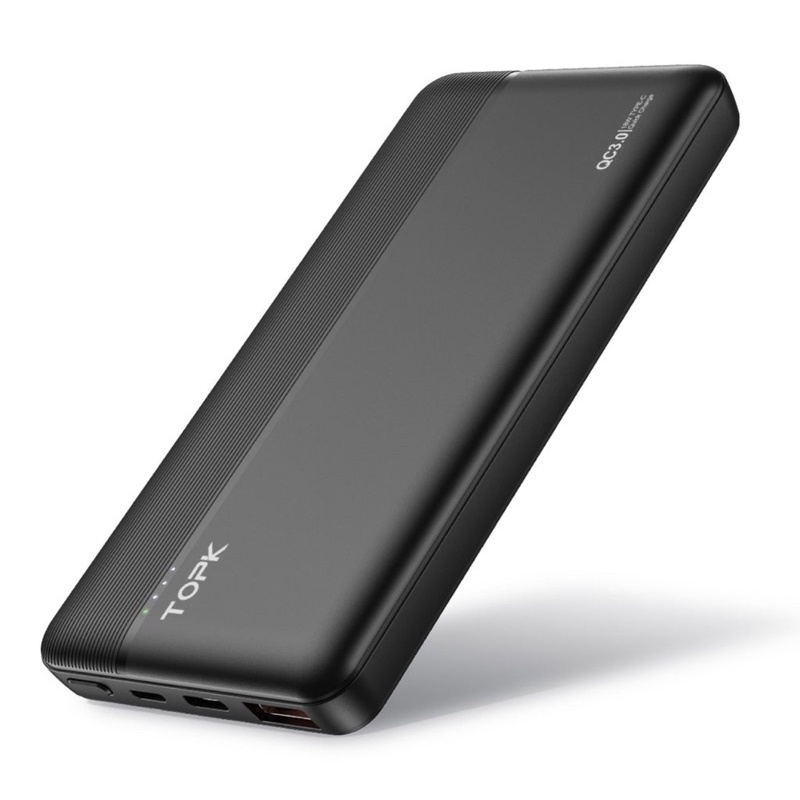 Pin Sạc Dự Phòng TOPK I1015P Sạc Nhanh 18W QC3.0 10000mAh