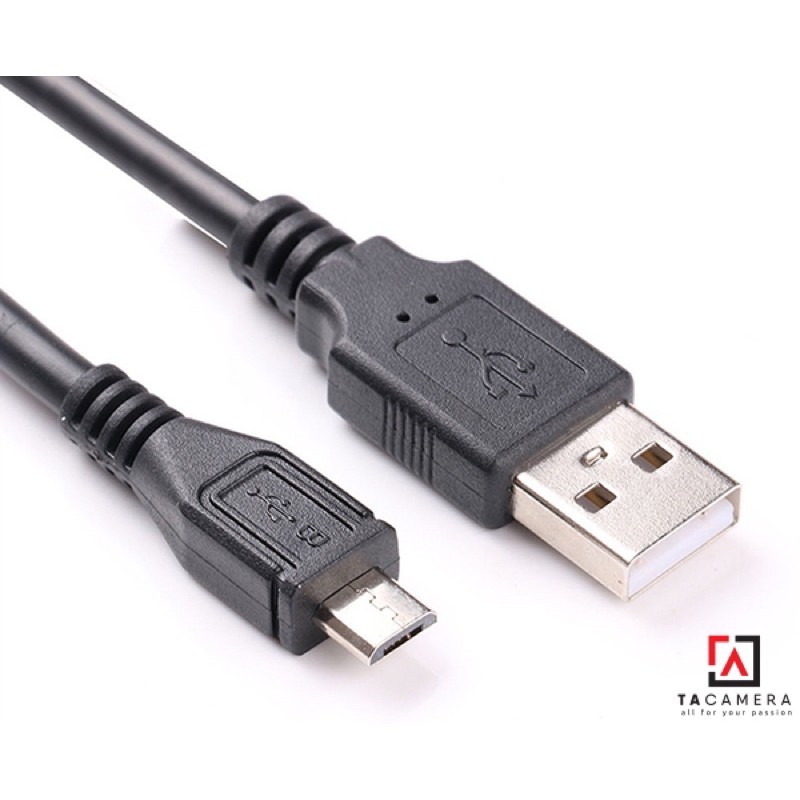 Dây Cáp USB 2.0 to Micro-B 5-Pin - Truyền Dữ Liệu Từ Máy Ảnh Sang Máy Tính Có Chống Nhiễu (loại 1)