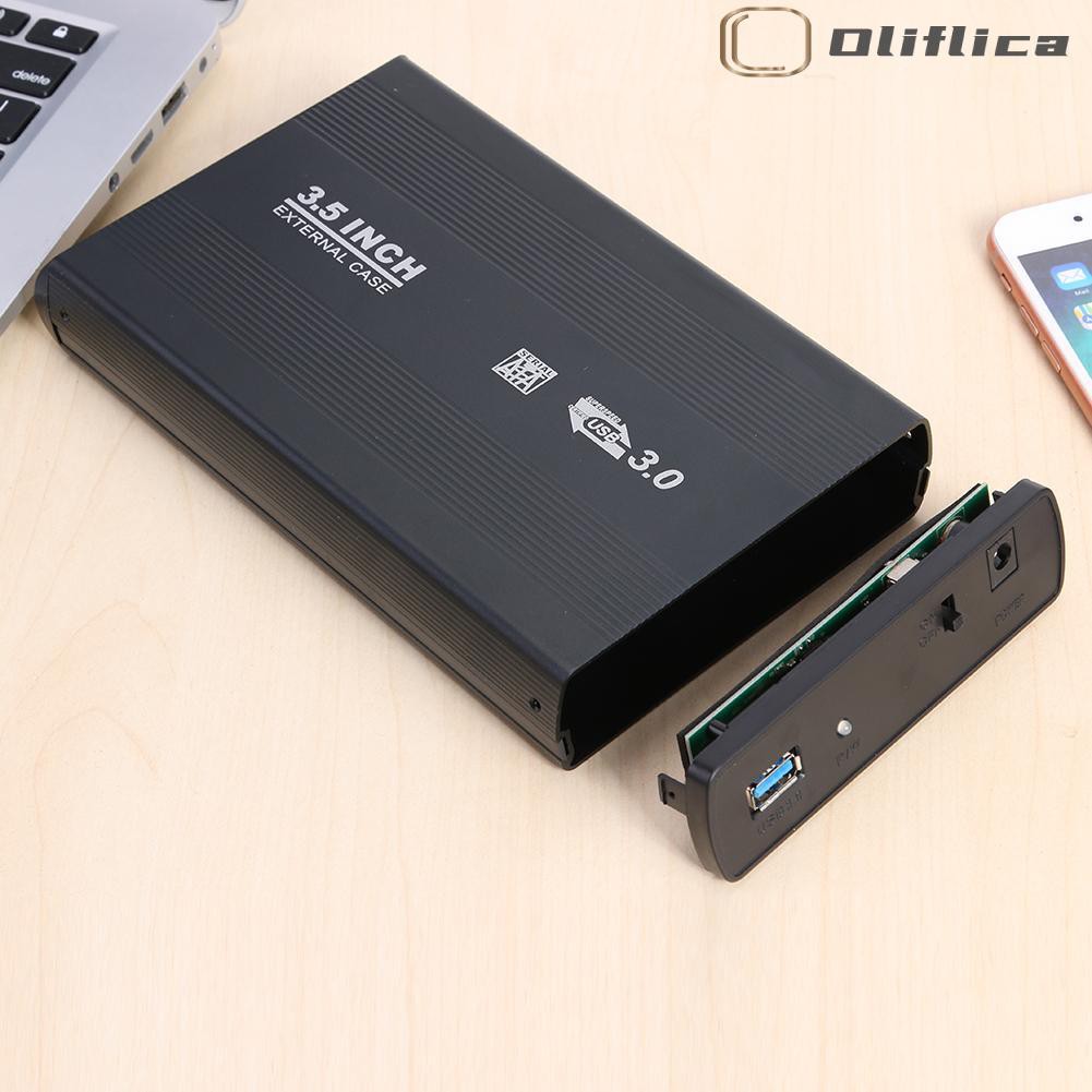 Mới Hộp Đựng Ổ Cứng Ssd 3.5 Inch 5-gbps Usb 3.0 Sang Sata Ốp