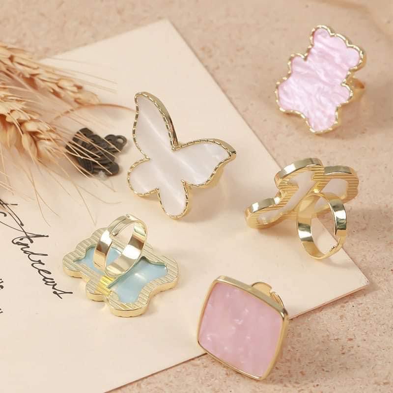 Nhẫn pha sơn chụp ảnh nail