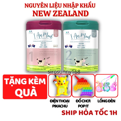 Sữa I Am Mook  850g - Tăng Cân, Tăng Cao, PHát Triển Toàn Diện