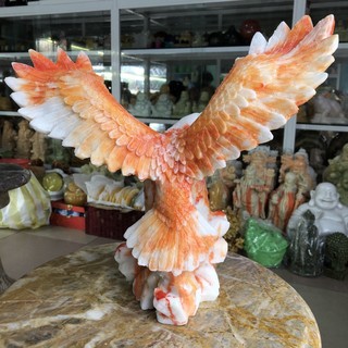 Chim Đại Bàng Đá Đúc 30.5cm – Trang Trí Phong Thủy, Tượng Đại Bàng Uy Nghi, Quyền Lực Bày Bàn Làm Việc, Phòng Khách