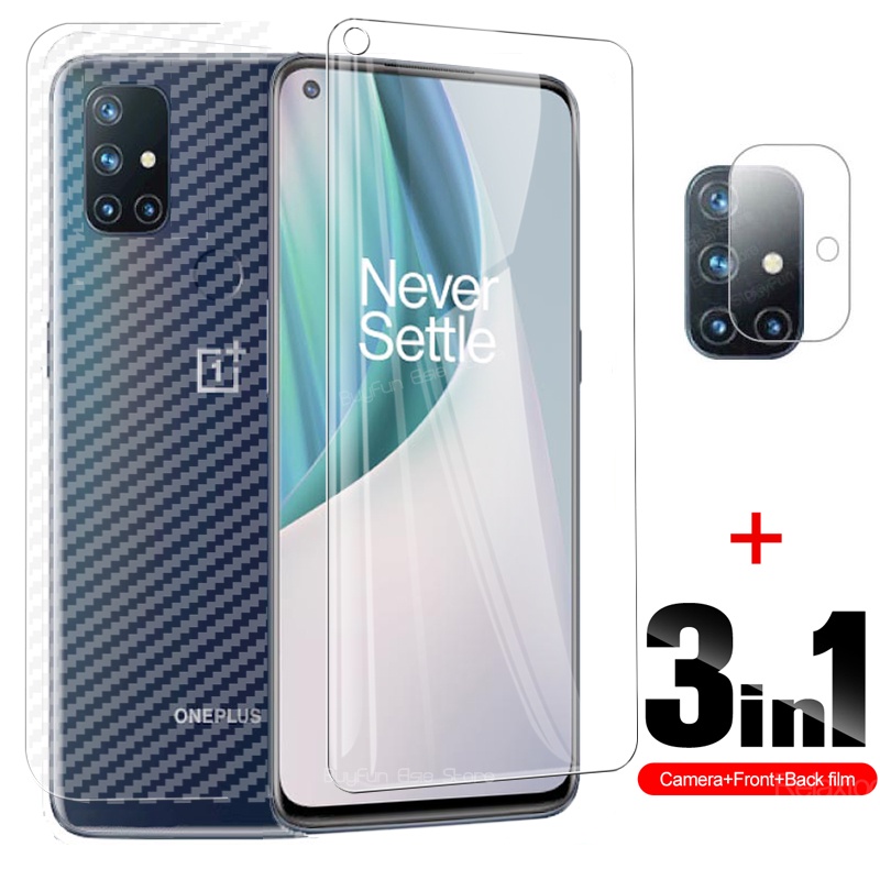 Kính cường lực mặt trước/ sau và bảo vệ ống kính máy ảnh cho Oneplus Nord N10 5g Oneplus 8t Nord N10
