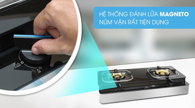 Bếp ga đôi Electrolux ETG729GKTR hàng trưng bầy mới 97 98%