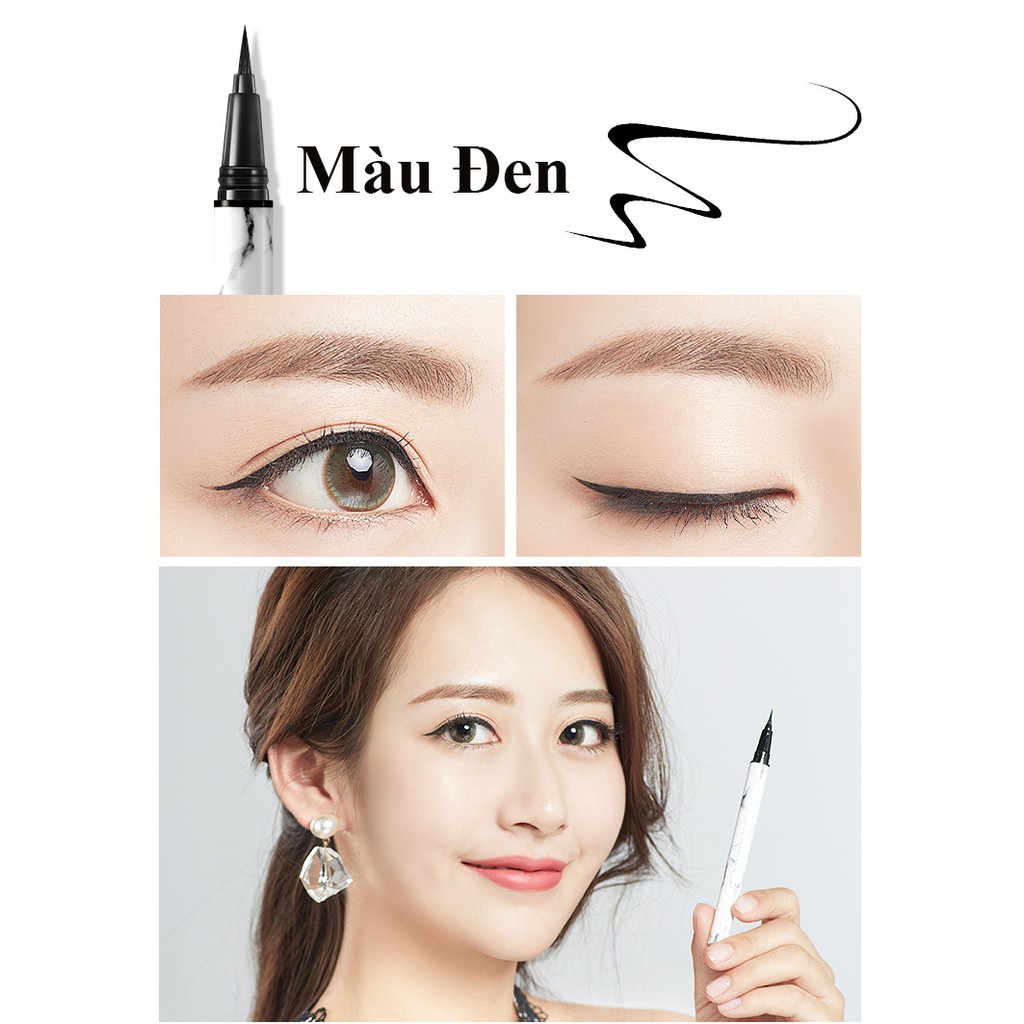 Kẻ mắt nước lâu trôi Maycreate cool black quick drying marble eyeliner | BigBuy360 - bigbuy360.vn