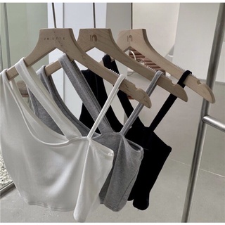 Áo ba lỗ nữ croptop đay đan chéo