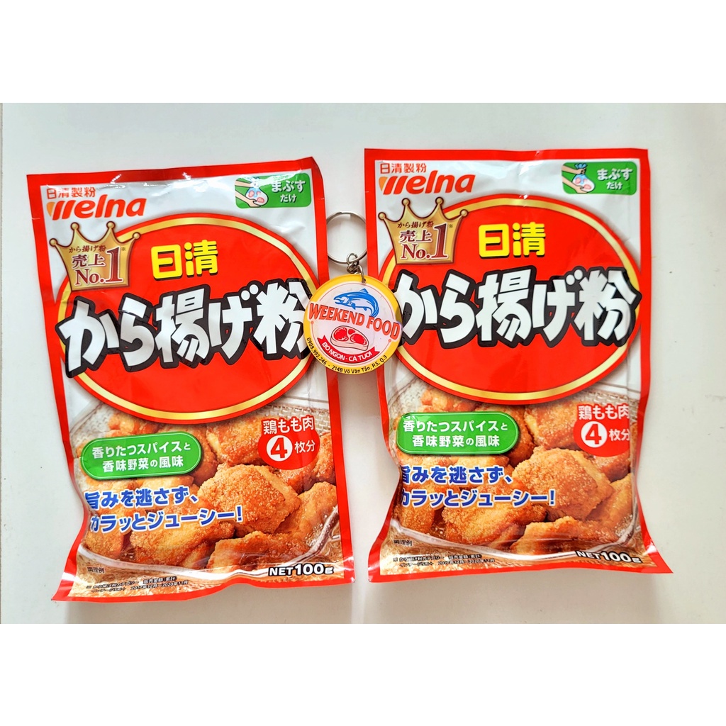 [HÀNG NHẬT] Bột Chiên gà Karaage Mix vị thơm ngon {Nisshin} - Gói100g