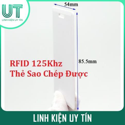 Thẻ RFID IC 125Khz T5577-01 Thẻ Vuông (Ghi Và Xóa)