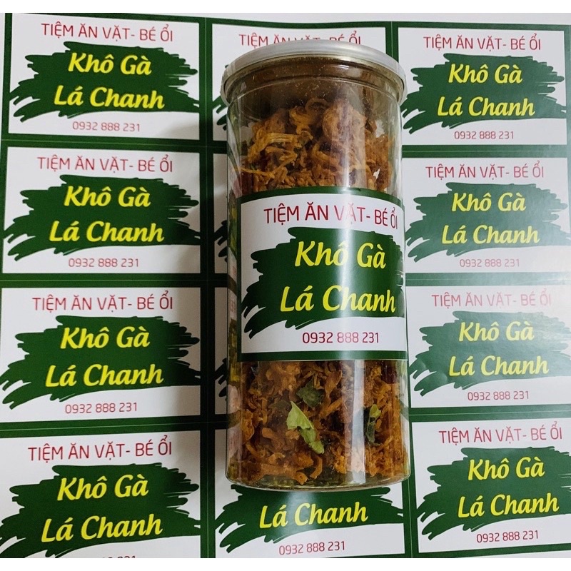 Khô gà lá chanh 300gr