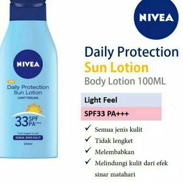 (Hàng Mới Về) Lotion Chống Nắng Nivea Hàng Ngày 100ml