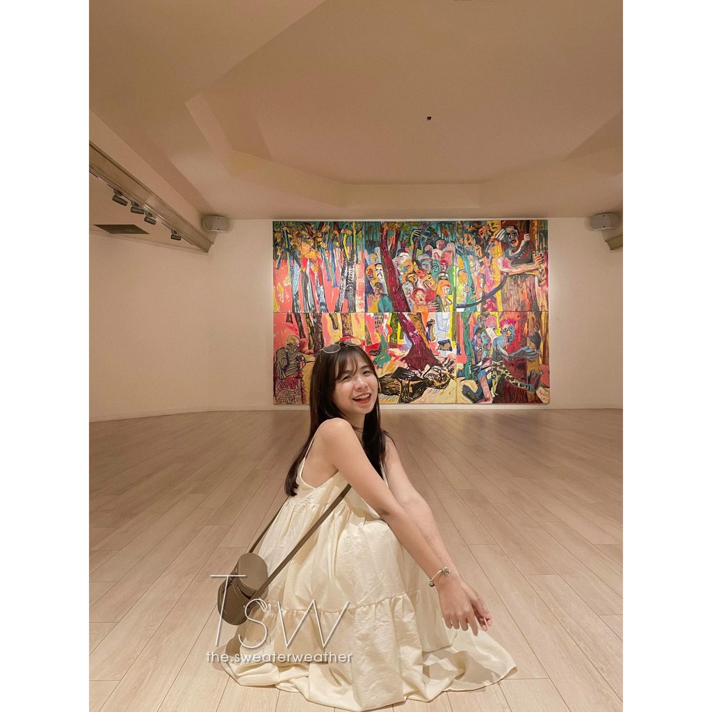 Váy hai dây babydoll form rộng xoè chất xốp, đầm 2 dây (Ảnh thật) | BigBuy360 - bigbuy360.vn