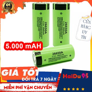 Cell pin 26650 zhuomei 5000mah xả 35a bao test đủ dung lượng