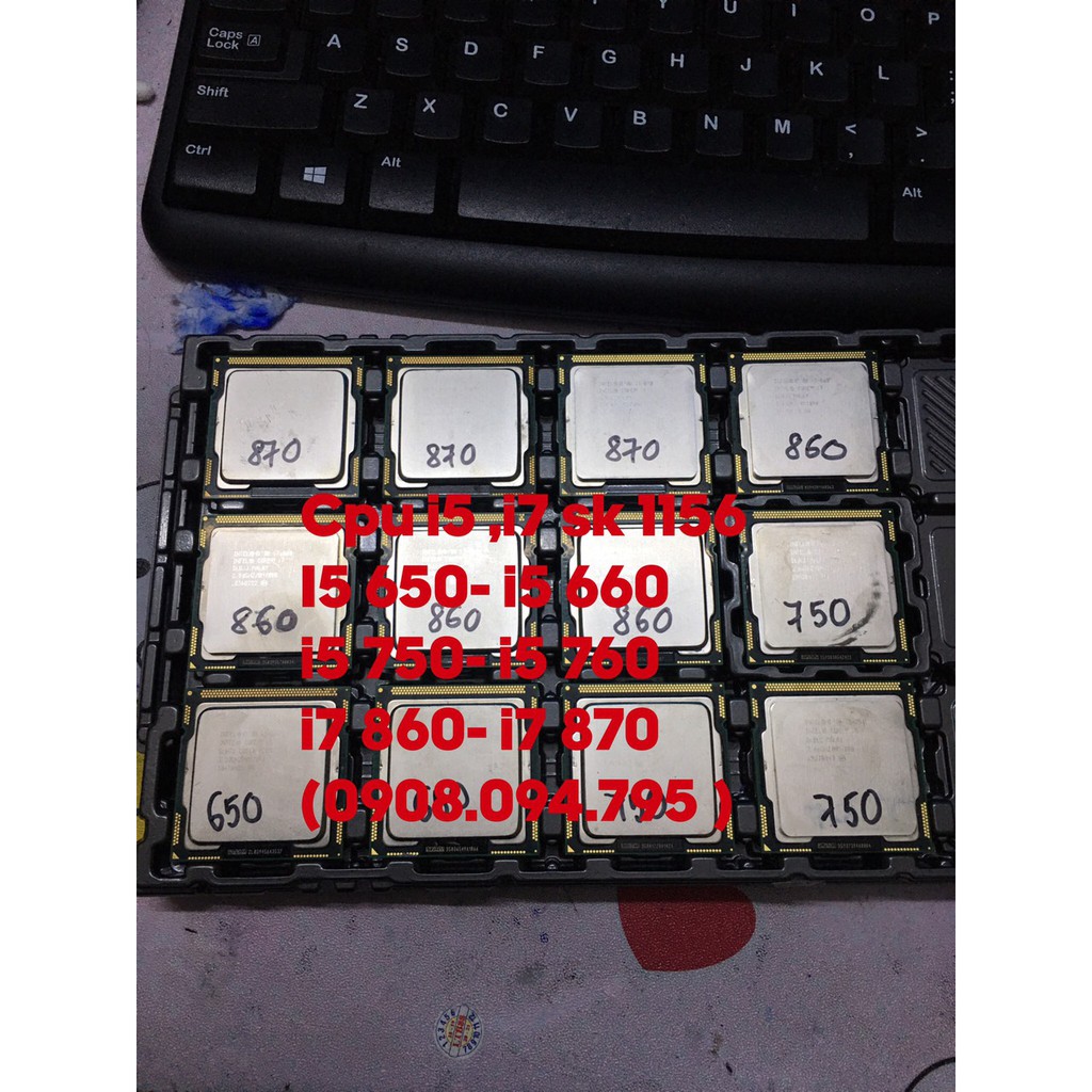 Cpu core i5 650/660/750/760/i7 860-i7 870