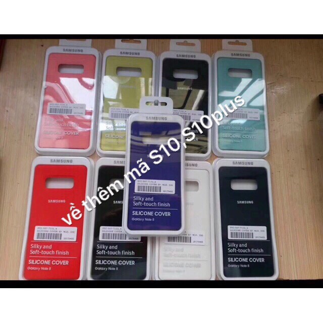Ốp silicon cover Samsung S10/S10 plus chống bẩn