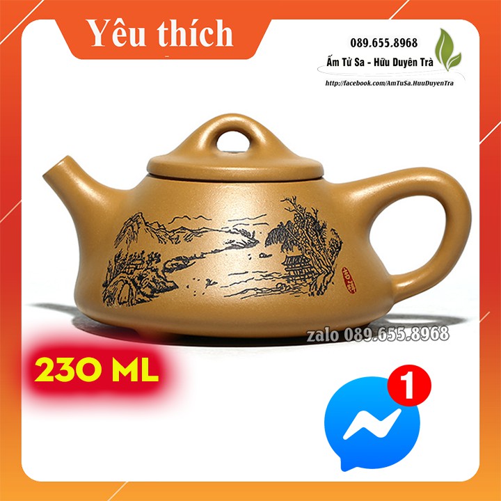 Ấm Trà Tử Sa hoàng sơn mật tịch (thạch biều) - ấm tử sa nghi hưng cao cấp - pha trà, trà đạo