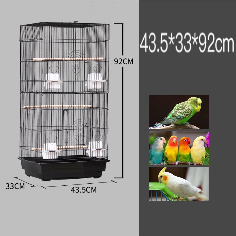 1 LỒNG (DÀI 43,5 RỘNG 33 CAO 92 MÁI BẰNG) DÙNG NUÔI YẾN PHỤNG, CHIM CẢNH, CÁC DÒNG VẸT LB, COCK, SUN, GREEN, RING,HAHN..