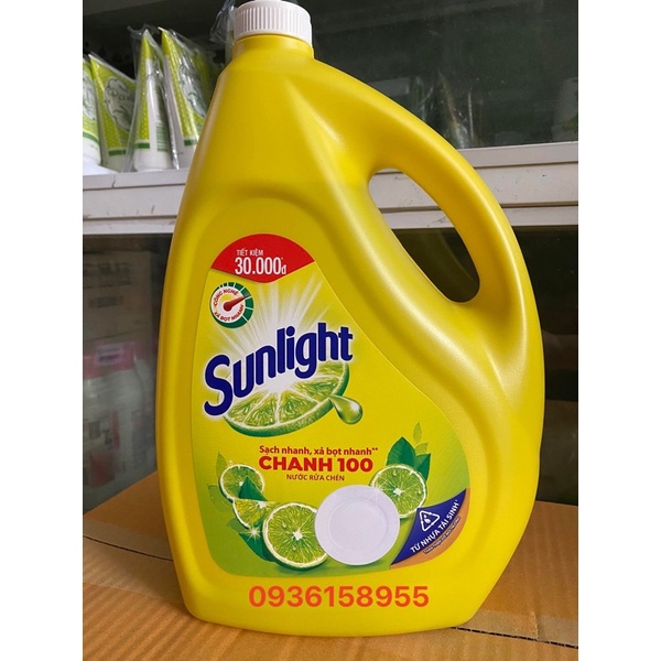 Nước Rửa chén bát Sunlight can 3.6kg