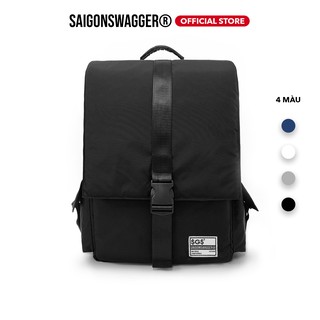 Balo Nắp Dài SAIGON SWAGGER® SGS Flapped Backpack-Ngăn Chống Sốc 15inch