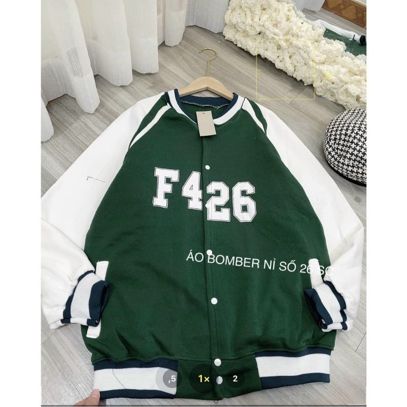 KHOÁC BOMBER QUẢNG CHÂU DA LỘN F4 - 26