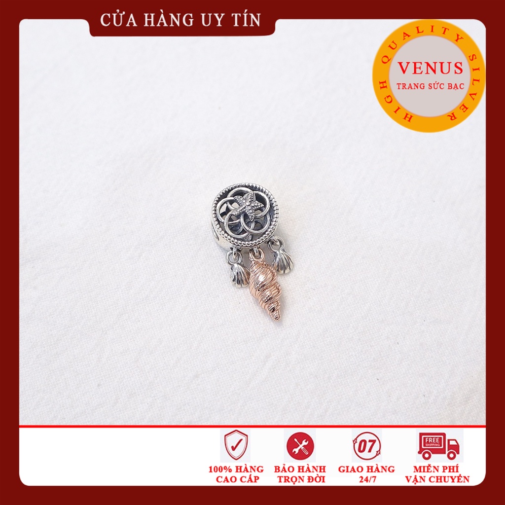 [Charm bạc 925 cao cấp] Charm treo ốc sò- Mã sản phẩm VENUS258