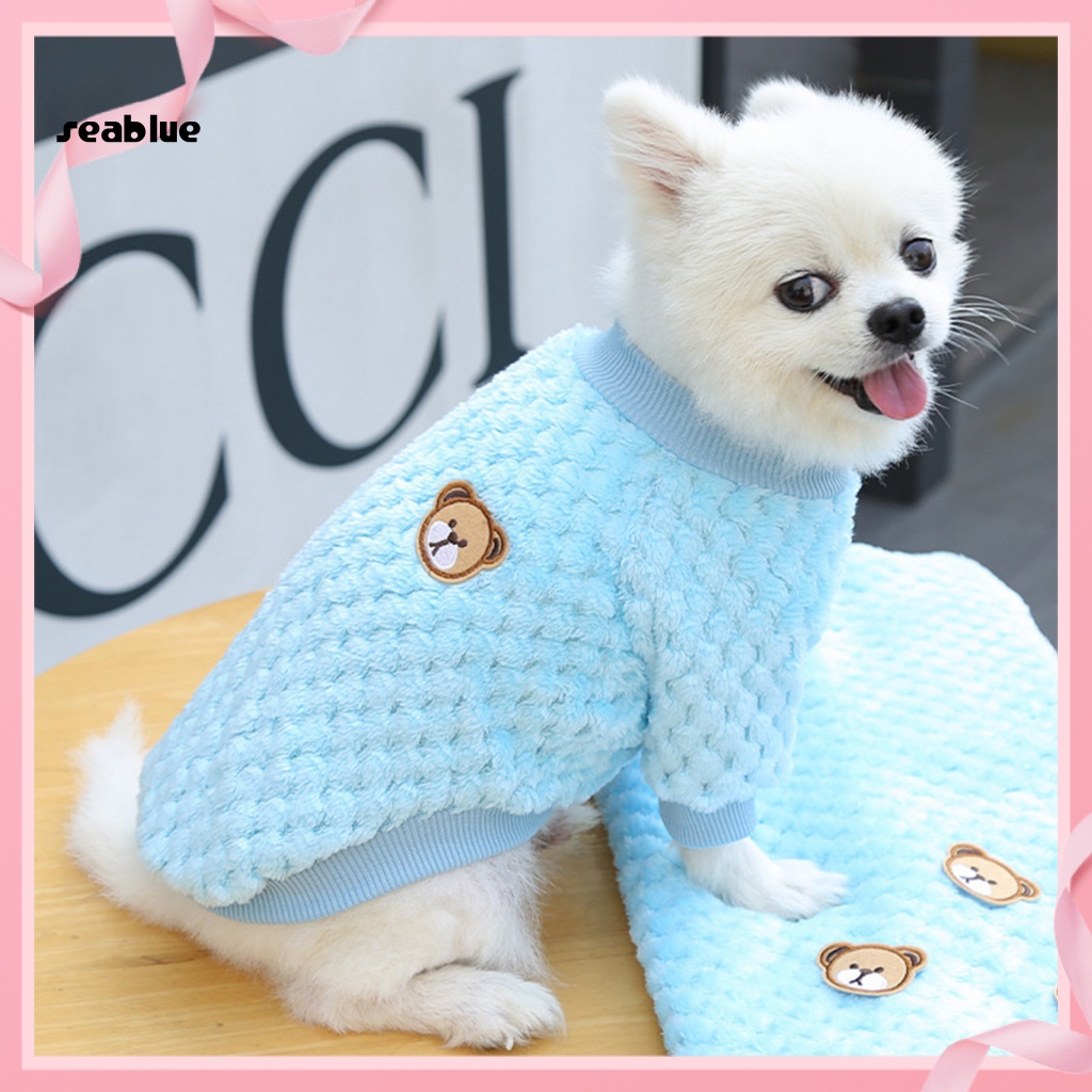 Áo Vest Nhẹ Thêu Hình Gấu Hoạt Hình Mặc Hàng Ngày Thoáng Khí Cho Thú Cưng