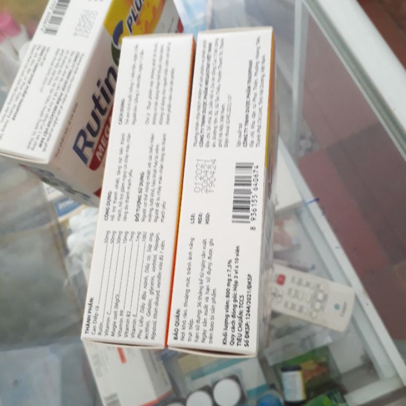 Rutin C plus - giúp bền thành mạch, nóng trong, nhiệt miệng