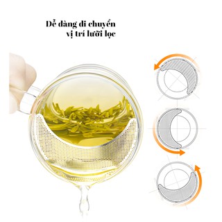 Ly lọc trà thủy tinh Samadoyo LC005 400ml