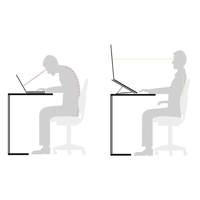 Giá Đỡ Laptop Bằng Nhôm Có Thể Điều Chỉnh Tiện Dụng