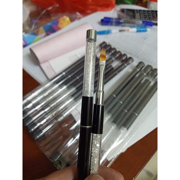 Cọ omber đầu dẹt cán đá