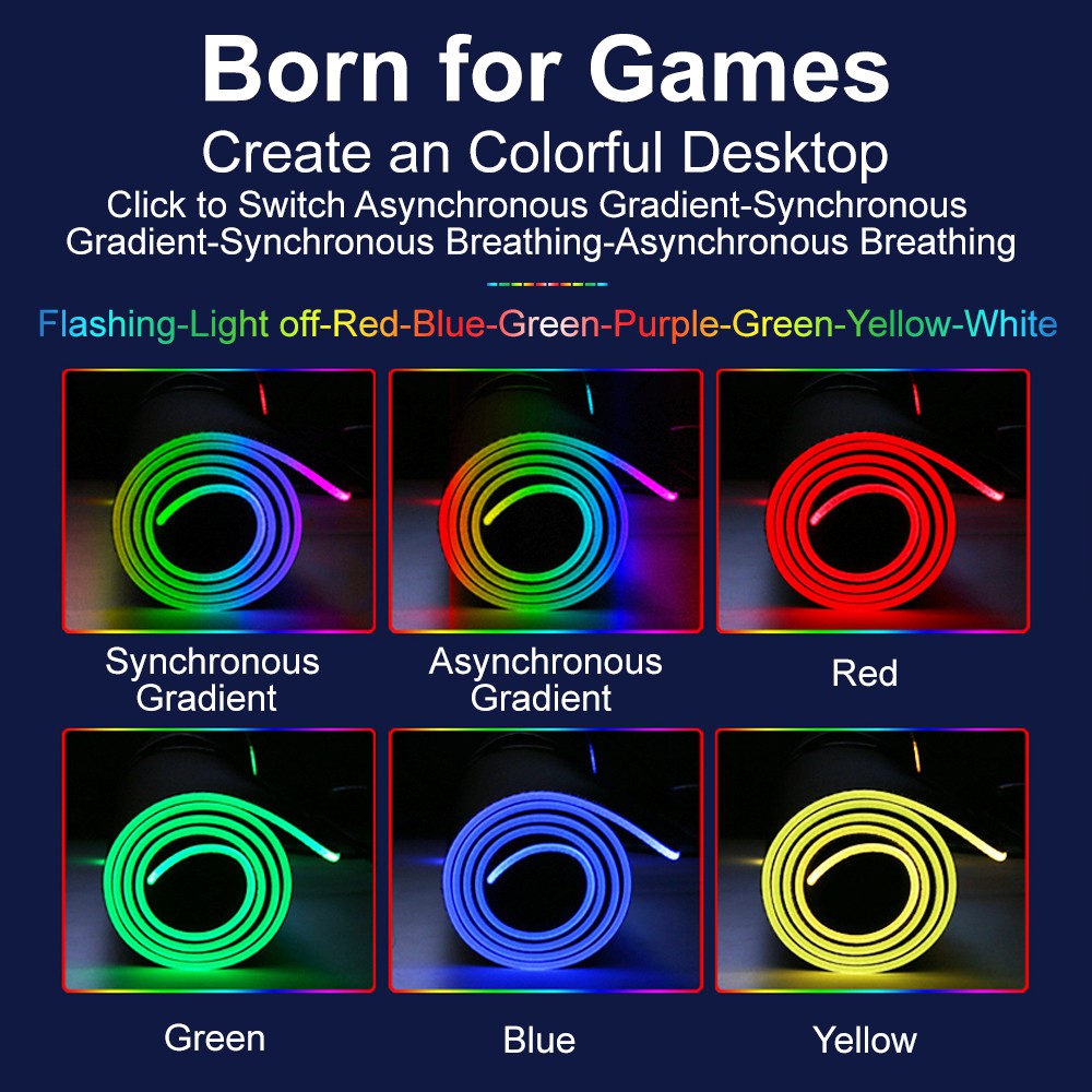 Tấm lót chuột chơi game AULA F-X5 RGB 7 màu kích thước 100*100*340 gấp mở dễ dàng